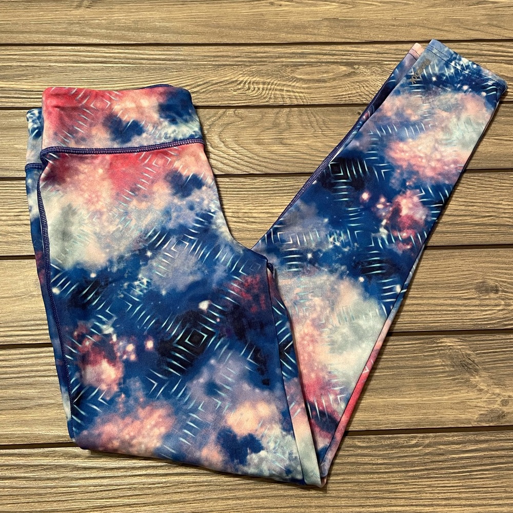 Girls Reebok size 12-14 printed leggings,
